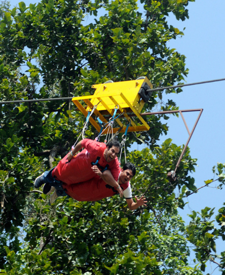 Giant Swing in Rishikesh