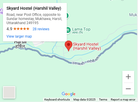 skyard-hostel-harshil-valley-google-map